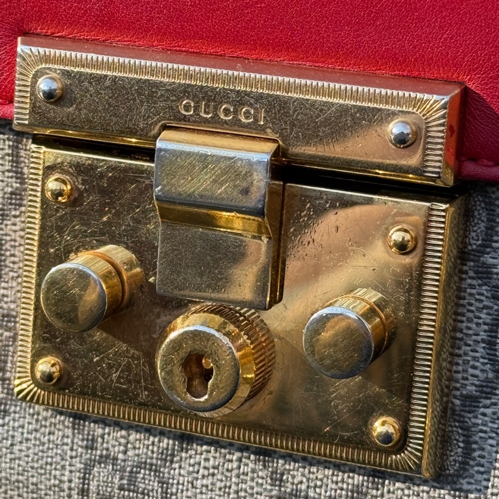 Gucci Supreme GG Tri Color Padlock Bag - Picture 11 of 11